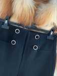 Zara  eleganckie leginsy spodnie wysoki stan S guziki