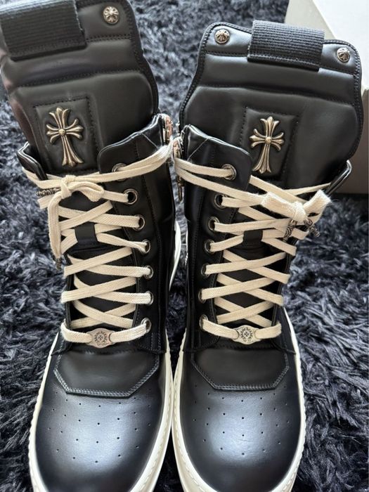 Rick Owens Geobasket x Chrome Hearts