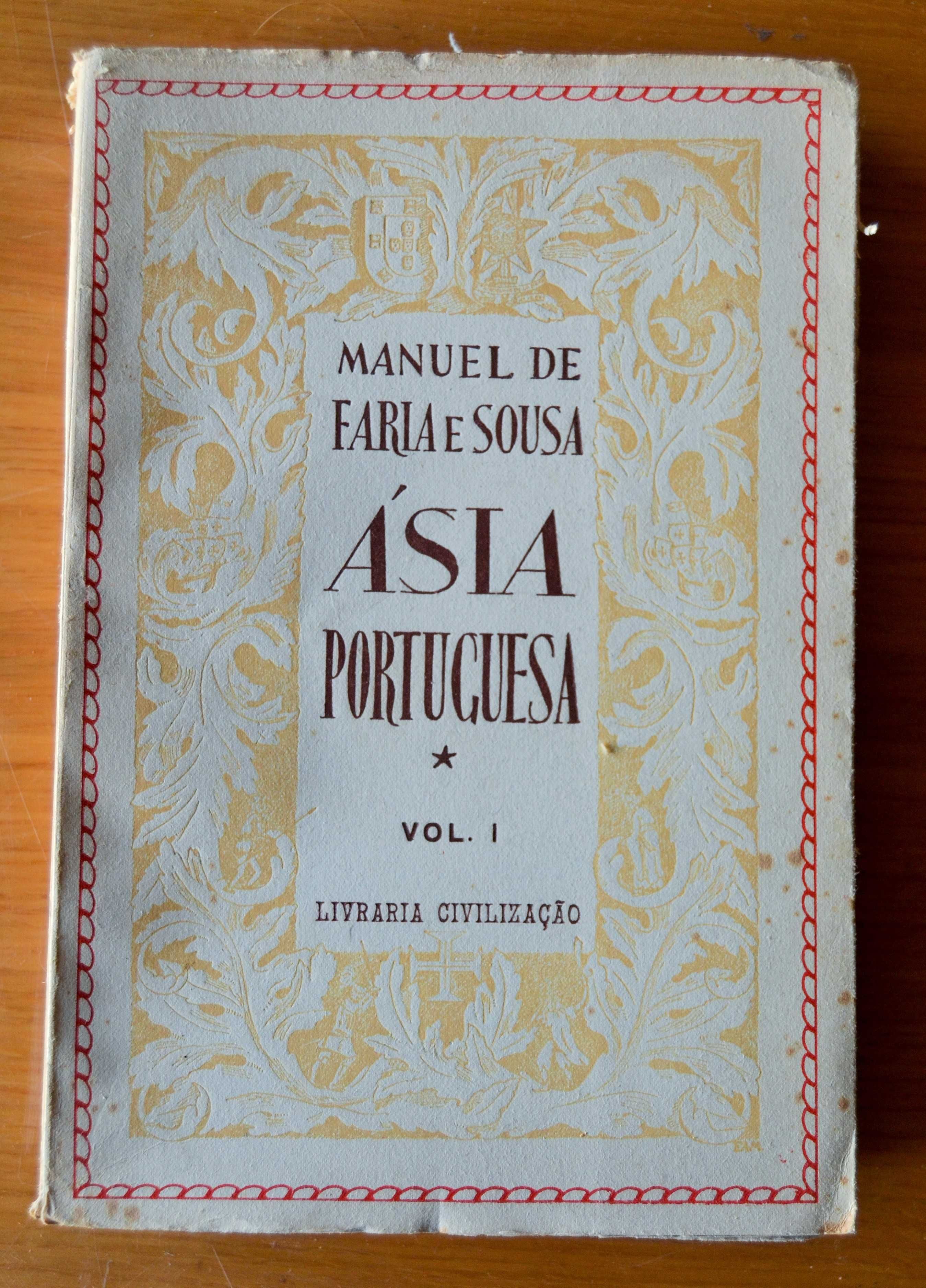 Ásia Portuguesa, Manuel Faria e Sousa 5 volumes, 1945