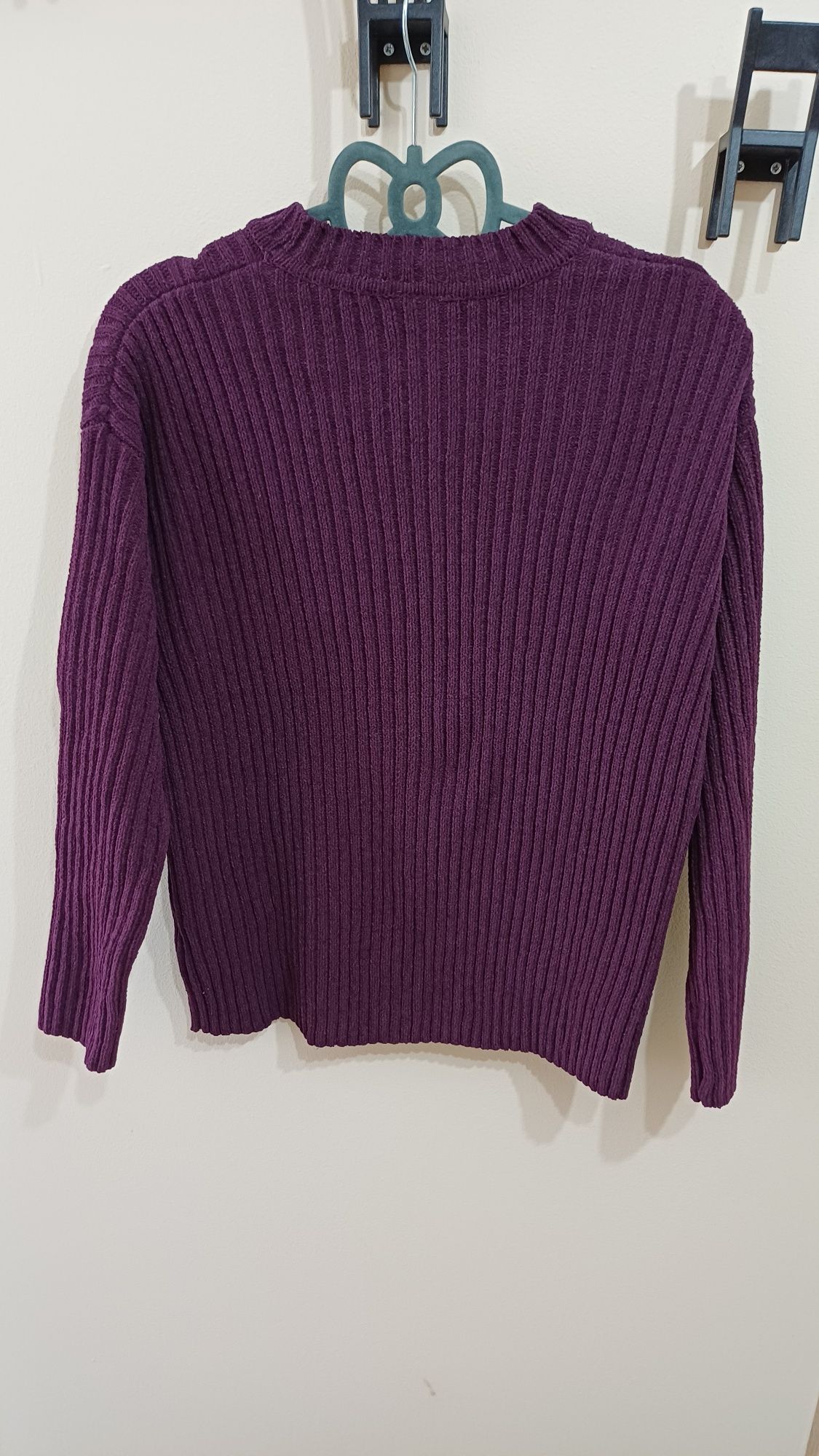 Sweter damski L/XL śliwka