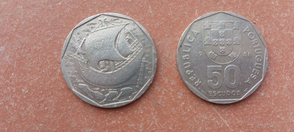 Moedas de 50 escudos