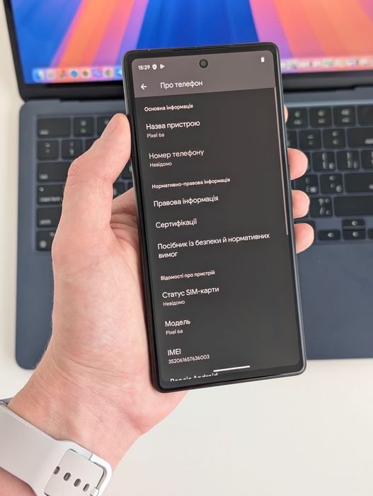 Google Pixel 6a 128Gb Charcoal Neverlock | Гугл Піксель 6а Неверлок
