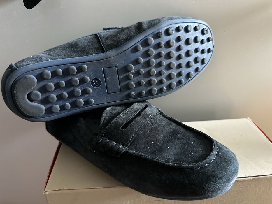 Mokasyny Okaidi granatowe