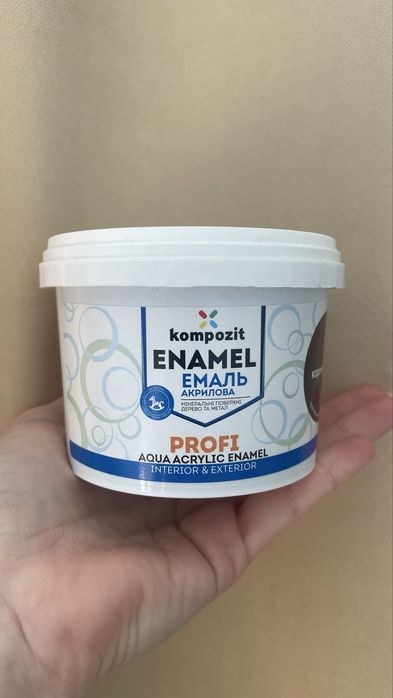 Compozit enamel PROFI фарба 0.3 л. Коричнева