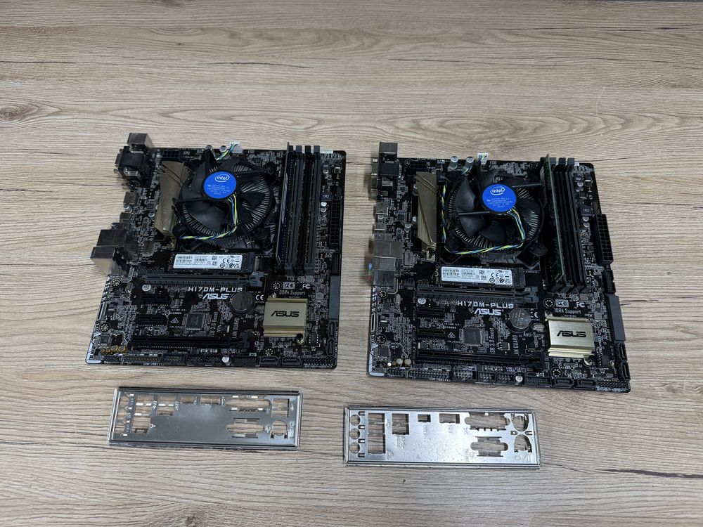 Комплект Asus H170-Plus + i5-6500 + 8gb ddr4 + 256gb nvme Samsung