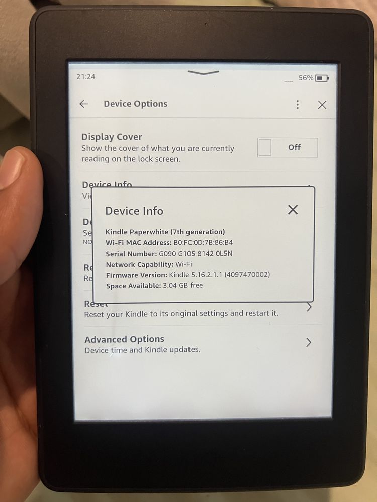 Kindle amazon 7th generation