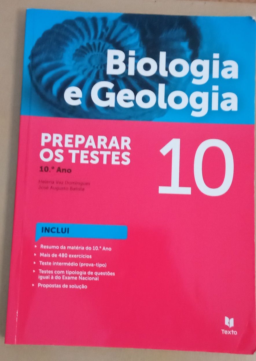 Biologia e Geologia Preparar os testes -10º Ano 1