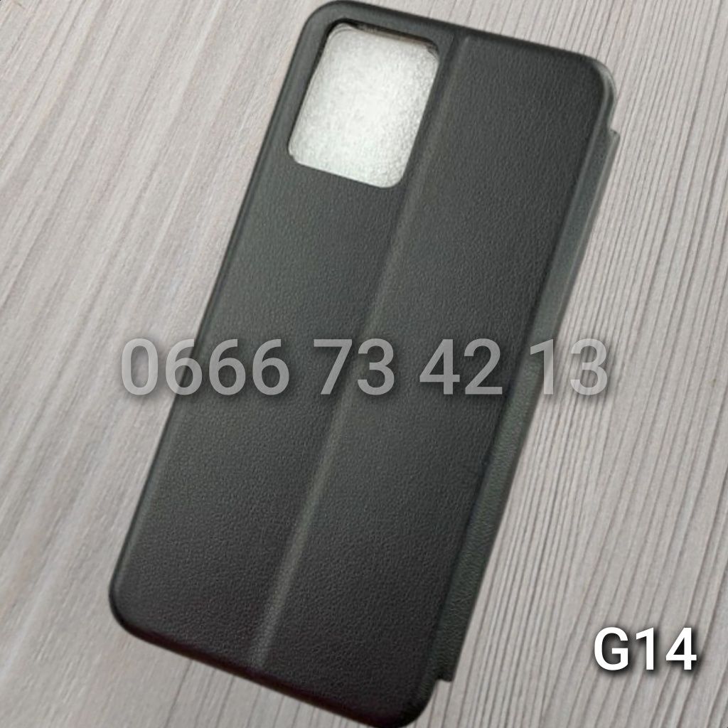 Чехол книжка для Motorola G04 G14 G24 чохол книжка з магнітом шкіряний