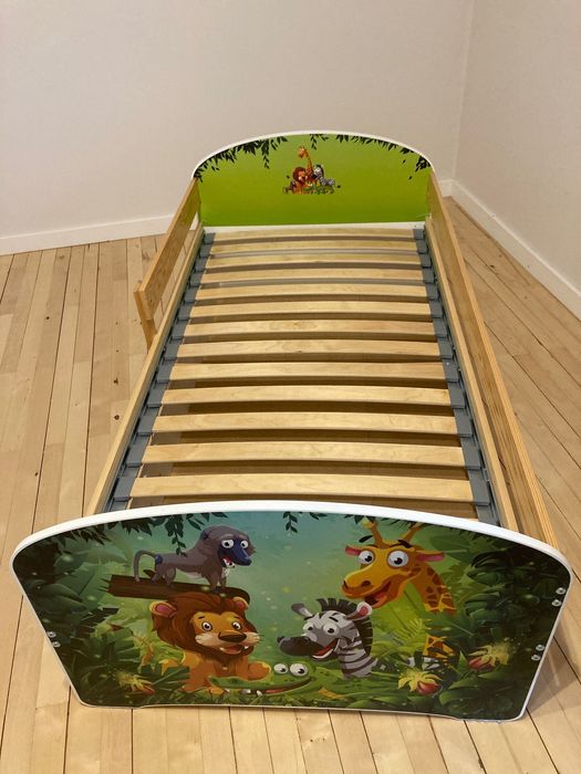 Łóżko dziecięce 160x80 BMS LUKI Król Lew Zwierzęta