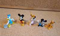 Conjunto de 5 bonecos Disney, 2 Mickey, Minnie, Pluto, Donald