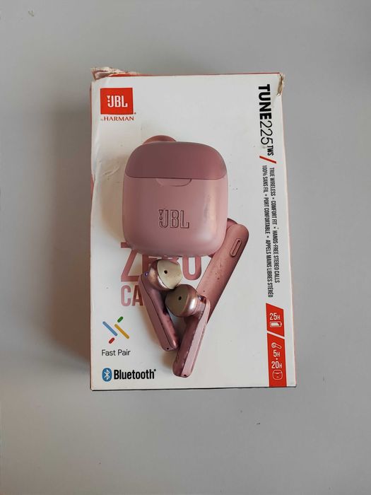 Навушники JBL Tune 225 TWS, Pink, PURE BASS, True Wireless