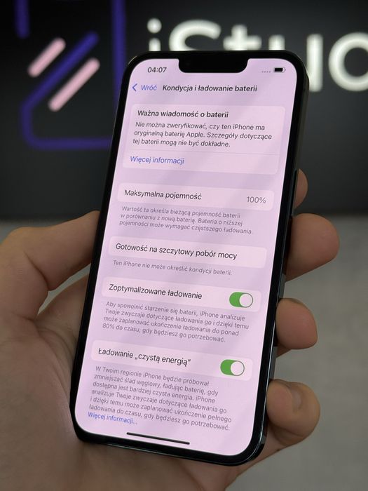 RATY 0% iPhone 13 Pro 128GB BATERIA 100% GWARANCJA 12 miesięcy!!!
