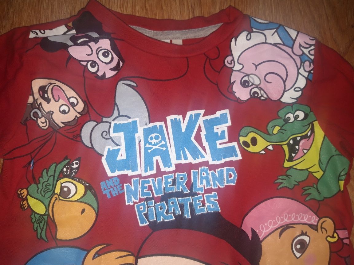 Bluzka dla chłopca Jake i Piraci z Nibylandii, rozm.110