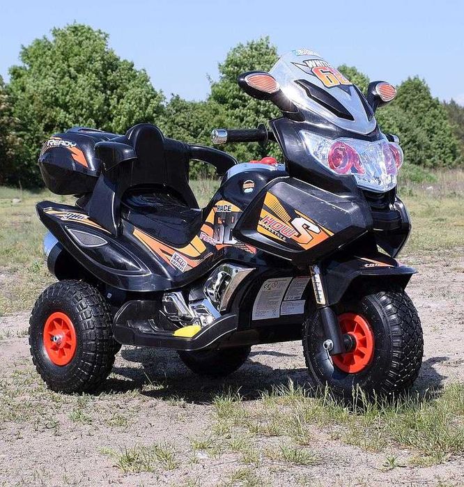 Autko motorek MEGA MOTOR z oparciem na akumulator dla dzieci PB378