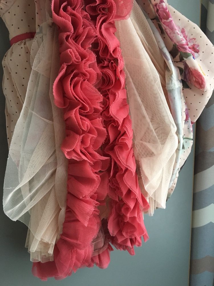 Sukienka wesele chrzest Komunia M&S rozm 9-12