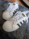 кроссовки Adidas Superstar белые, оригинальные 44р