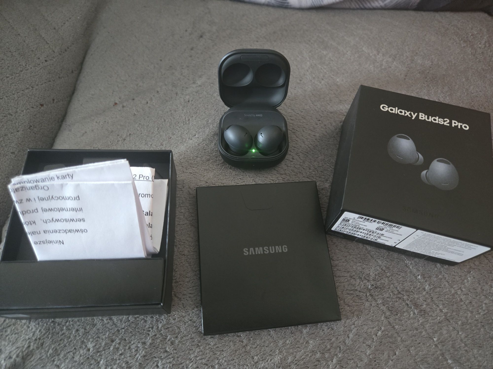 Samsung Galaxy Buds 2 Pro na gwarancji.