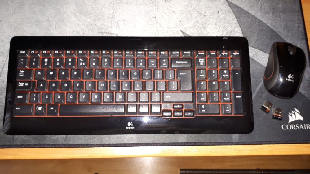 Klawiatura bezprzewodowa Logitech K340 i mysz bezprzewodowa Logitech