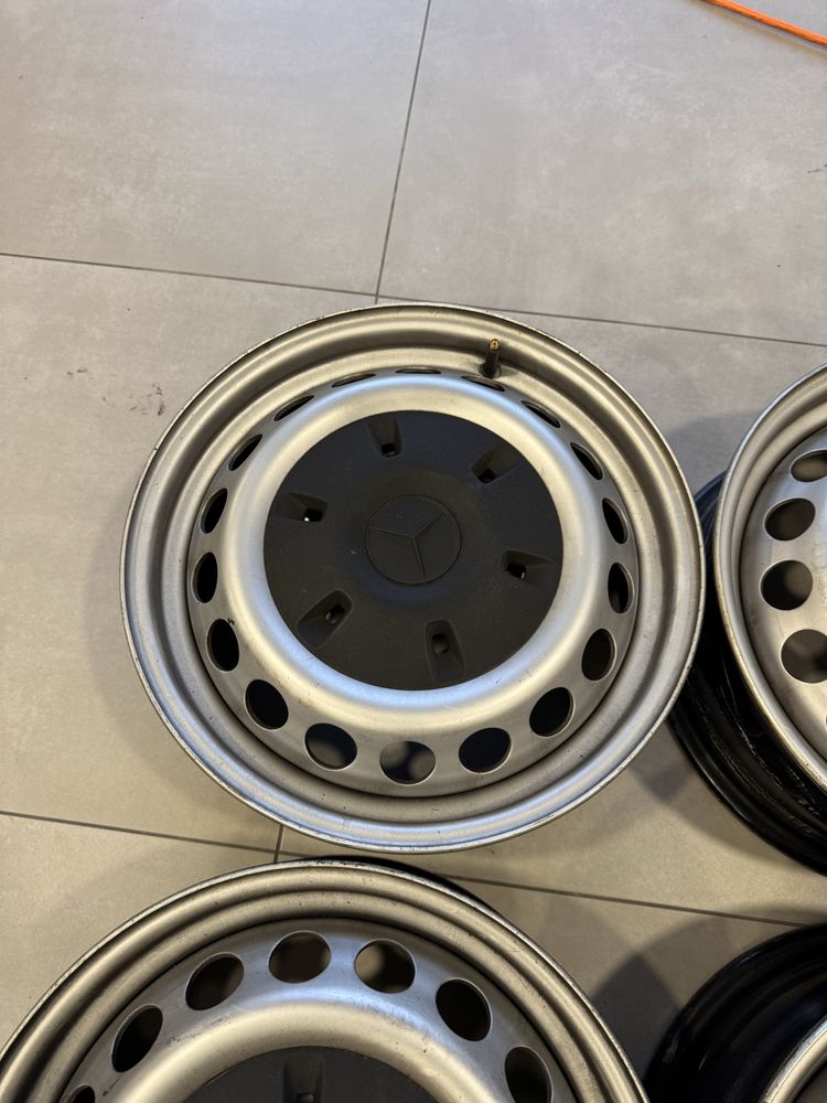 4 jantes 16 com tampão originais mercedes sprinter