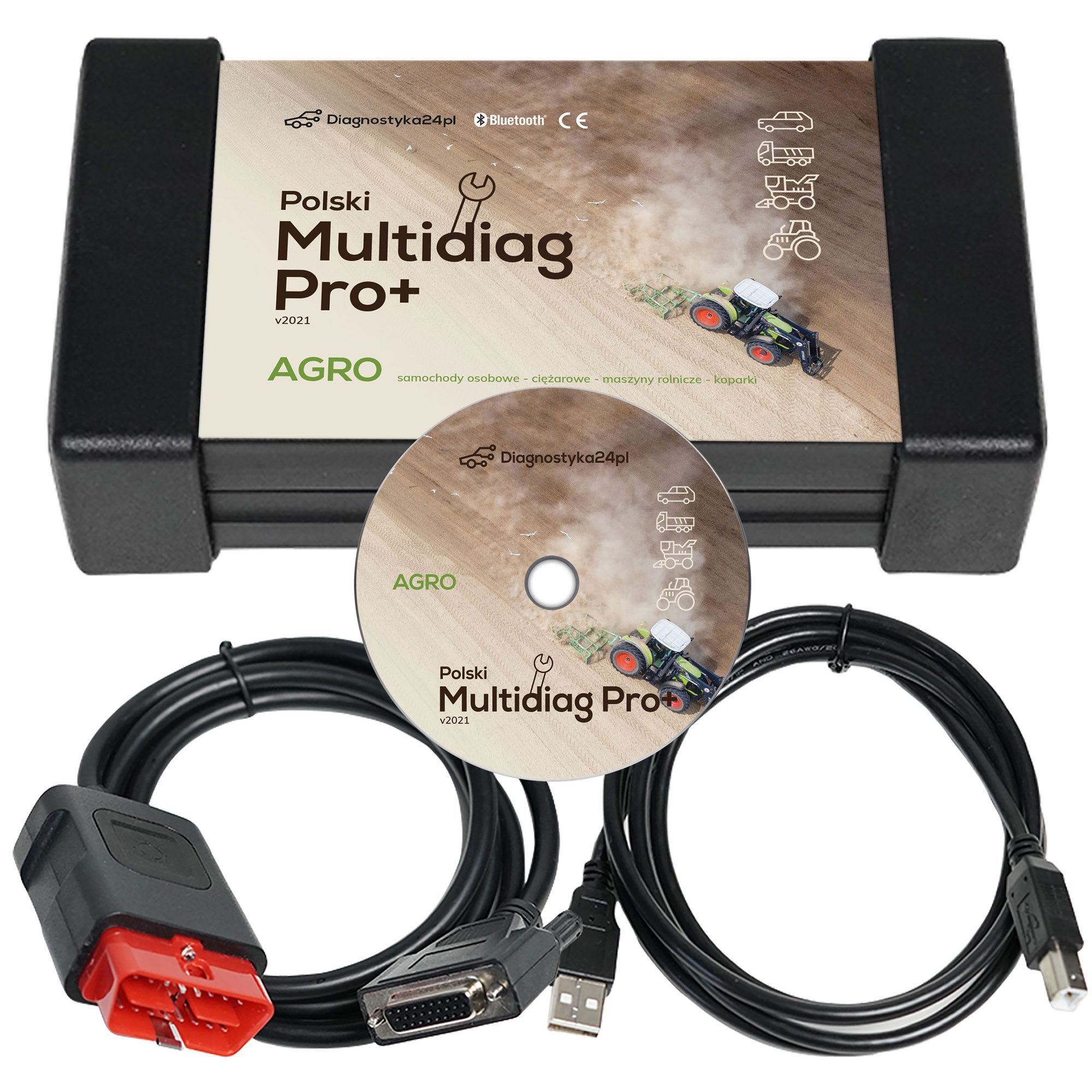TESTER DIAGNOSTYCZNY  John Deere Fendt JCB New Holland Case Gwarancja