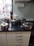 Tachos Inox em muito bom estado