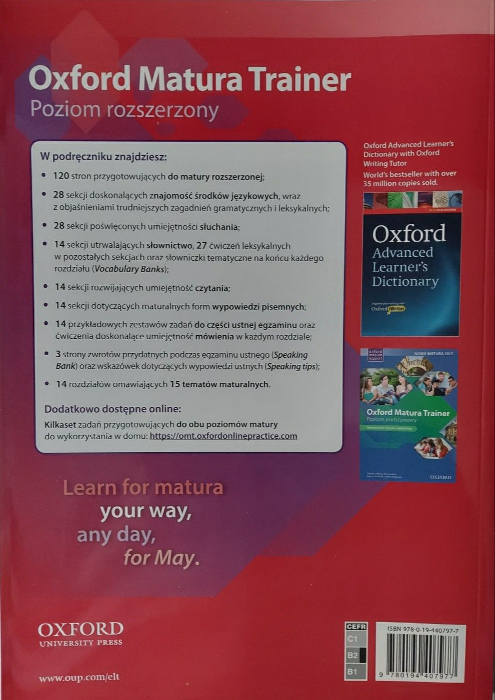 Oxford Matura Trainer - Poziom Rozszerzony Angielski - OXFORD