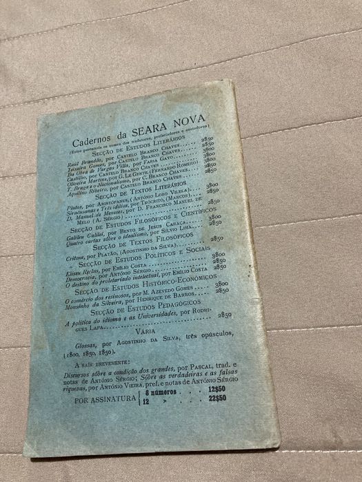 Eça de Queirós e a França 1936 Cadernos Seara Nova