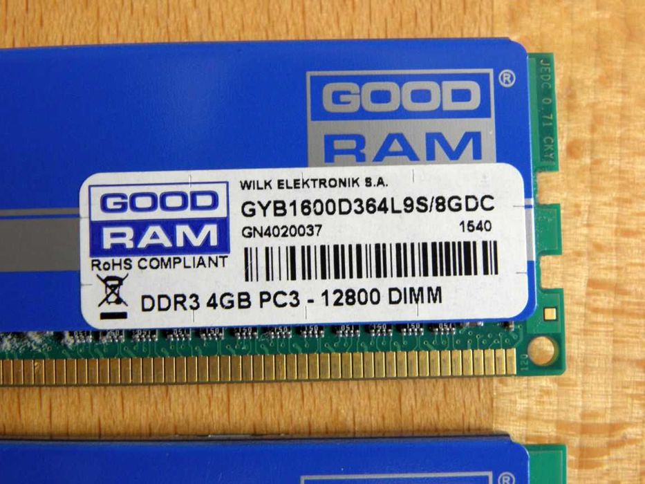 Pamięć DDR 3 goodram 2 x 4 GB