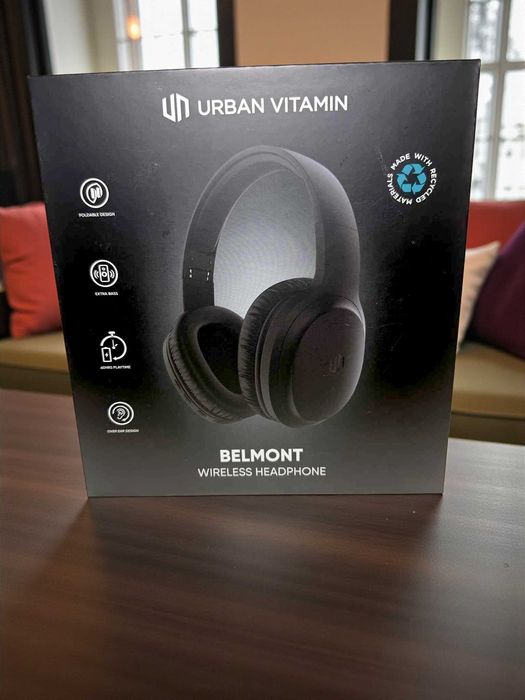Urban Vitamin Belmont – Bezprzewodowe słuchawki, fabrycznie nowe