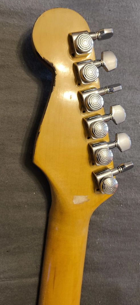 Gitarka elektryczna strat składak jesion