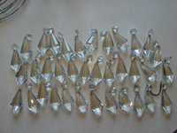 żyrandol kryształowy przedwojenny kryształy