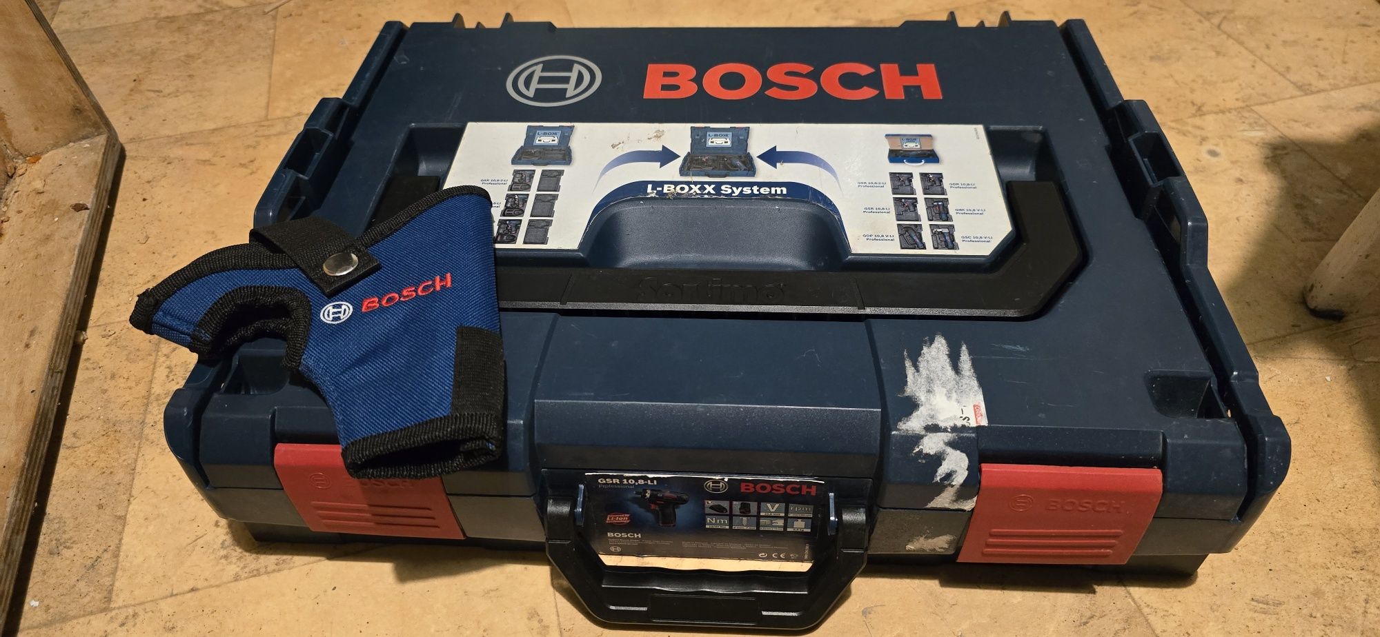 Walizka, kufer Bosch do wkrętarki GSR 10.8 li z kaburą