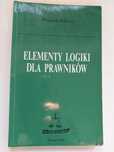 Elementy logiki dla prawników. Wojciech Patryas