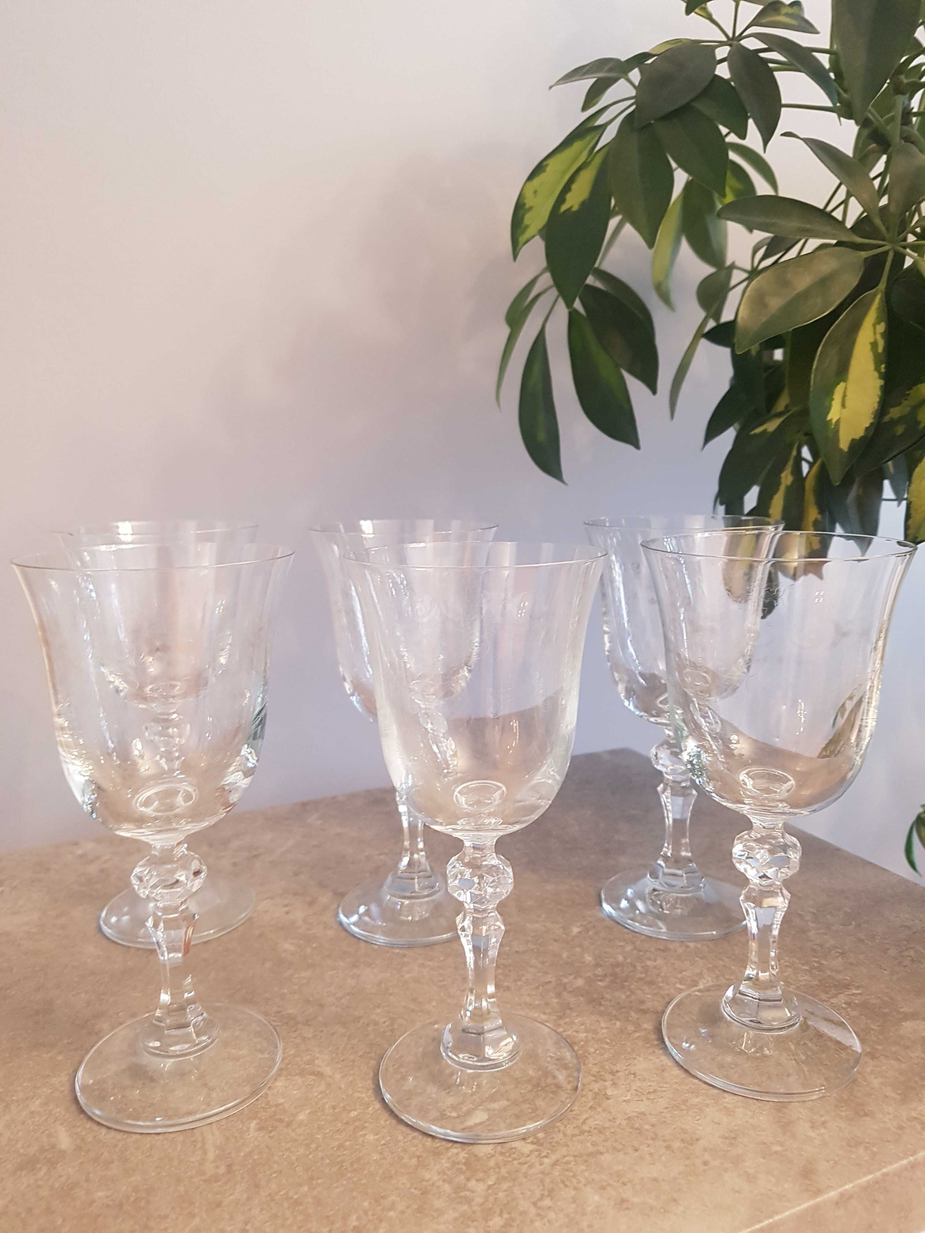 Kieliszki Krosno crista deco do wina czerwonego 6 sztuk