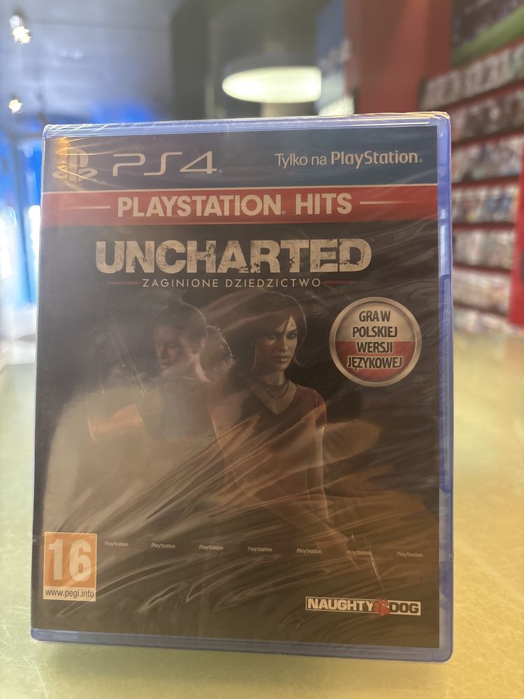 Uncharted Zaginione Dziedzictwo Nowa w Folii Playstation 4