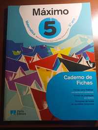 Caderno de fichas "Máximo 5"-5°ano