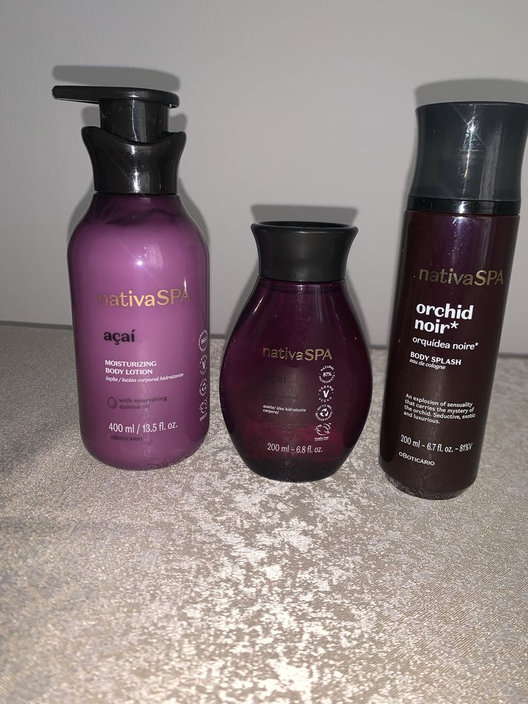 Kit nativa  SPA- loção + Body splash + óleo corporal