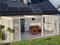 Pergola tarasowa drewniana taras