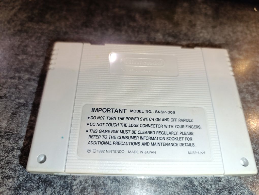 Ryan Giggs Champions World Class Soccer Super Nintendo SNES