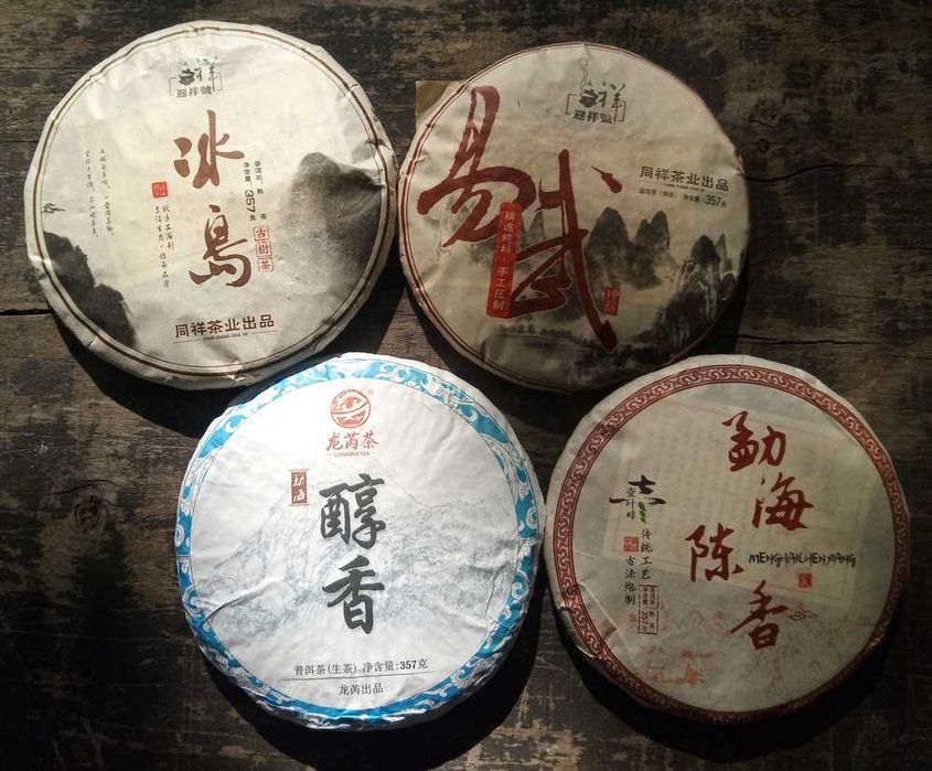 TEA Planet - Herbata PuErh prosto z Chin - dyski 357 g. - 6 szt.