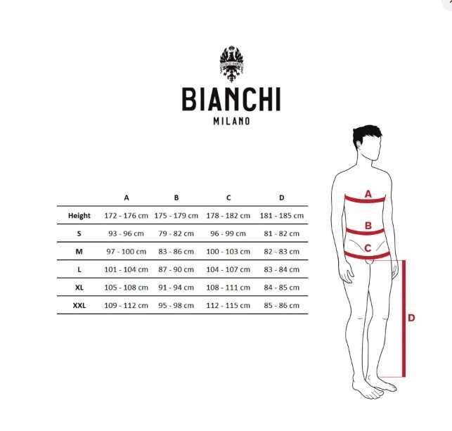 Koszulka rowerowa kolarska BIANCHI ULTRALIGHT CELESTE rozmiar: XXL