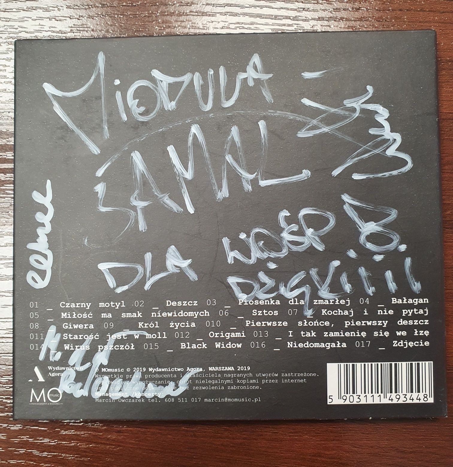 Jamal- Czarny Motyl+ autografy. Płyta CD