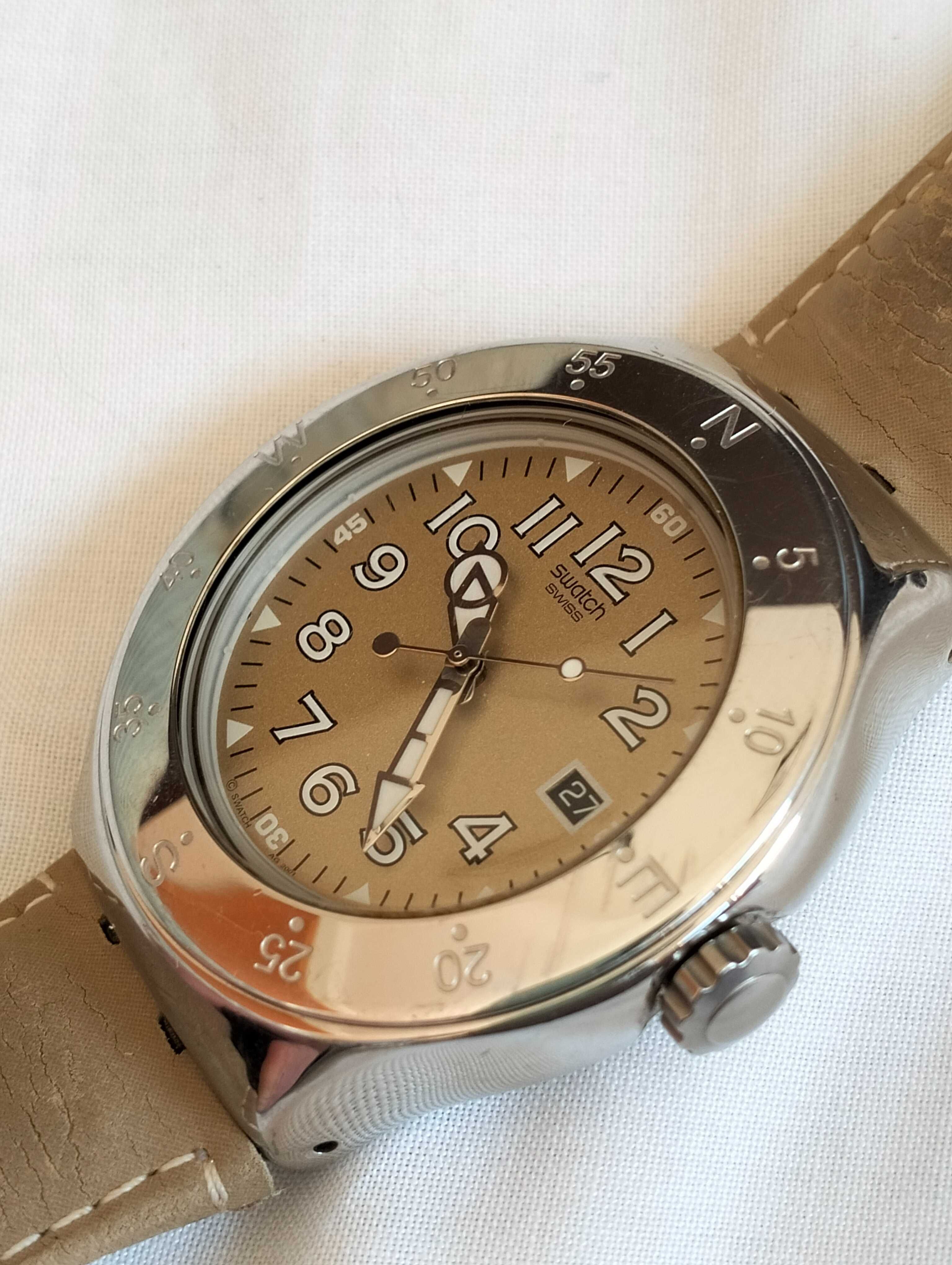 Swatch Irony Castanho Claro