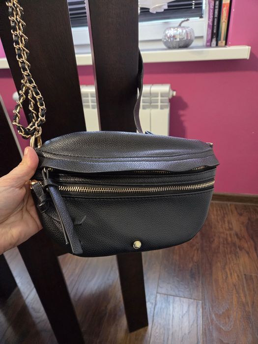 Saszetka nerka skórzana Ochnik damska