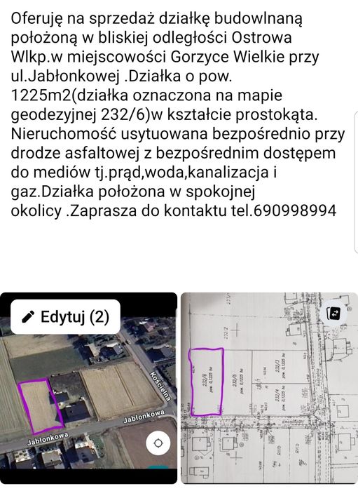 Działka budowlana
