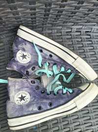 Fioletowe długie trampki Converse 36 unisex