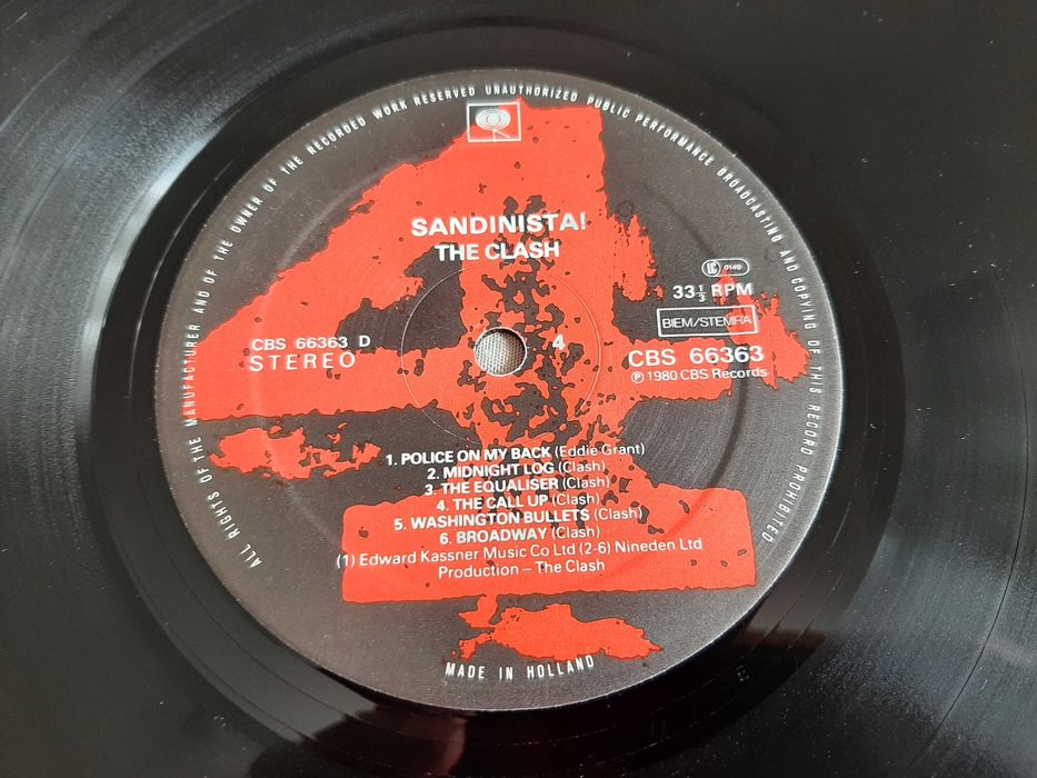 The Clash - Sandinista! - Europa - 3 x Vinil LP