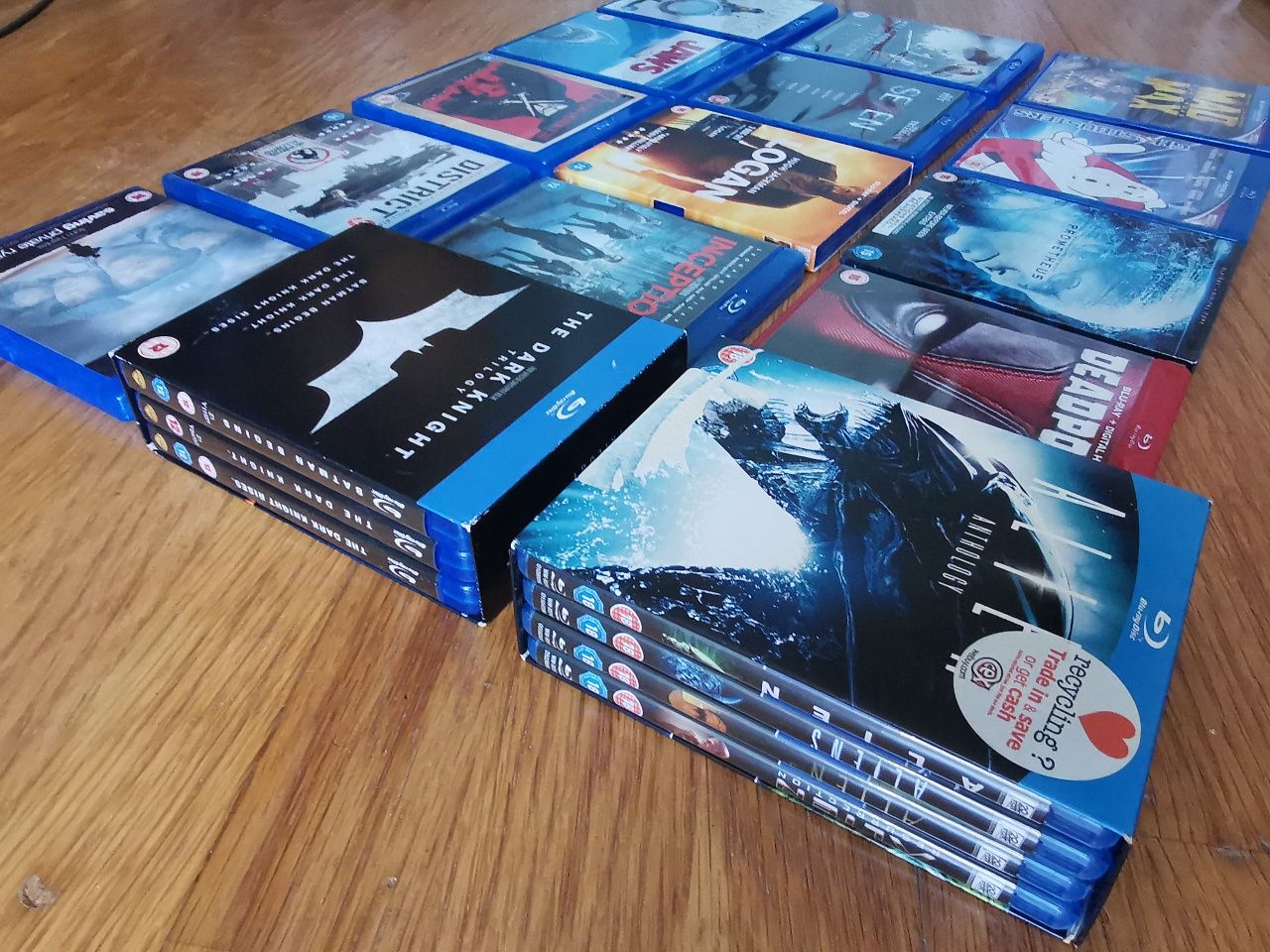 Filmes em Blu-ray (preço por unidade)