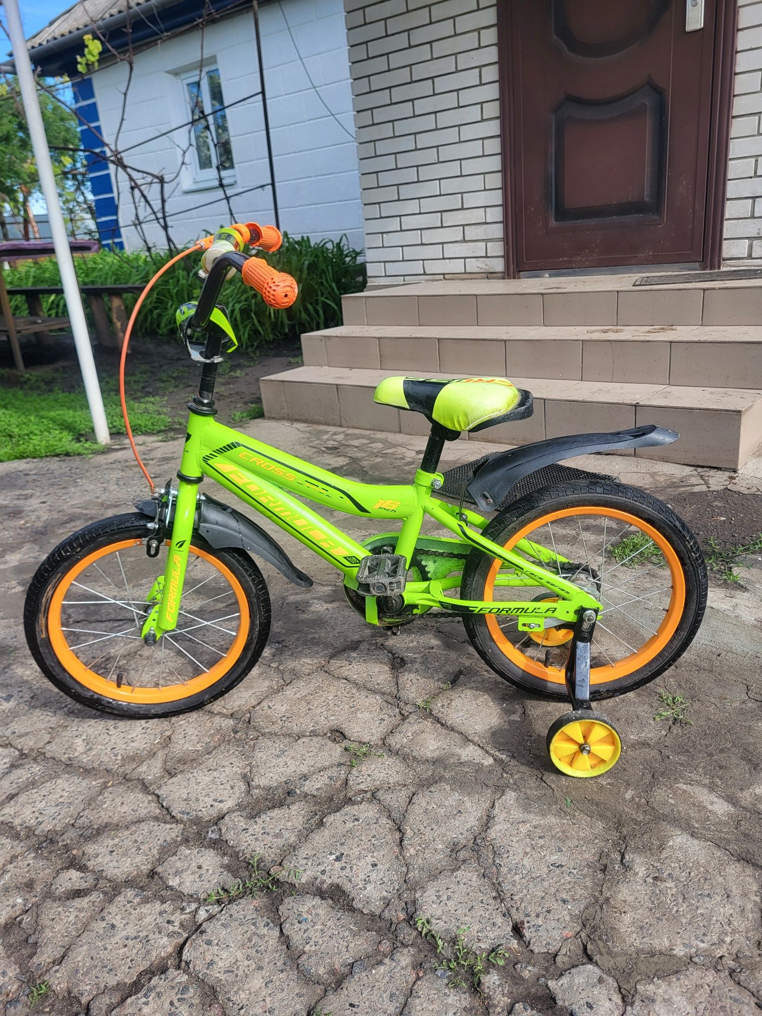 Велосипед Formula 16" 9"(23 см) Cross RET-FRK-16-022 салатовий