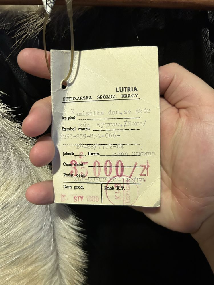 Ekskluzywna damska kamilezka ze skóry kóz